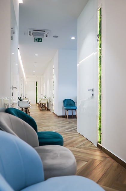 fondo de sala de espera de clinica